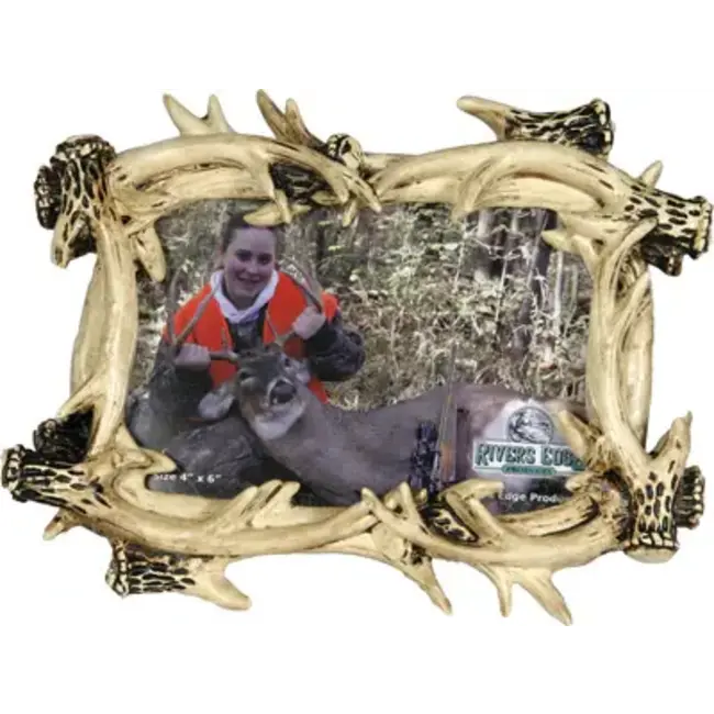Rivers Edge Picture Frame 4x6 inch Antler