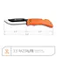 Couteau Pliant Outdoor Edge Razorlite Orange 3.5'' Avec Étui