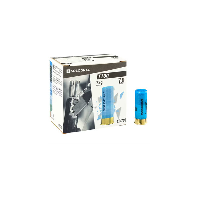 Solognac T100 Ammunition 12ga 2-3/4 #7.5 1oz