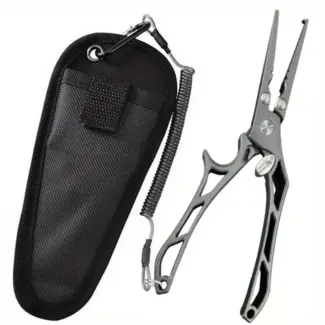 AMUNDSON Amundson Stainless Steel Pliers With Case 8''