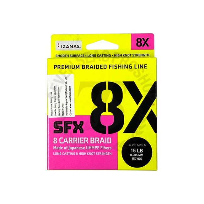 Fil Tressé Sufix SFX 150 Verges