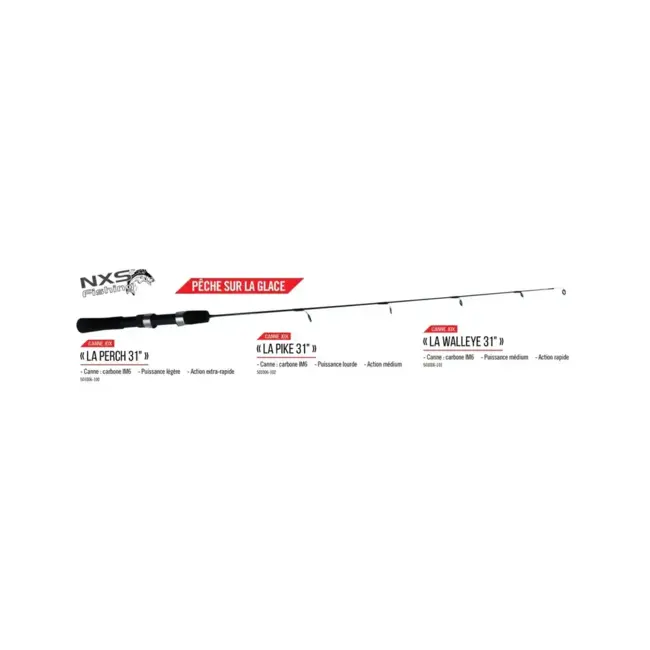 NXS La Perch Ice Fishing Rod 31''