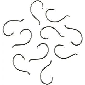 MUSTAD HAMEÇONS MUSTAD DEMON PERFECT CIRCLE  HOOK BLACK NICKEL #2/0 10/pqt