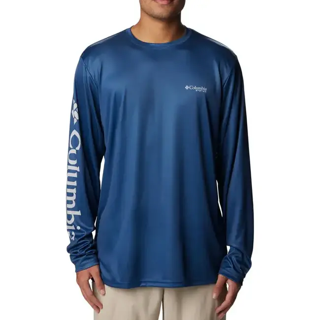 Chandail à Manches Longue Columbia Terminal Tackel Homme bleu