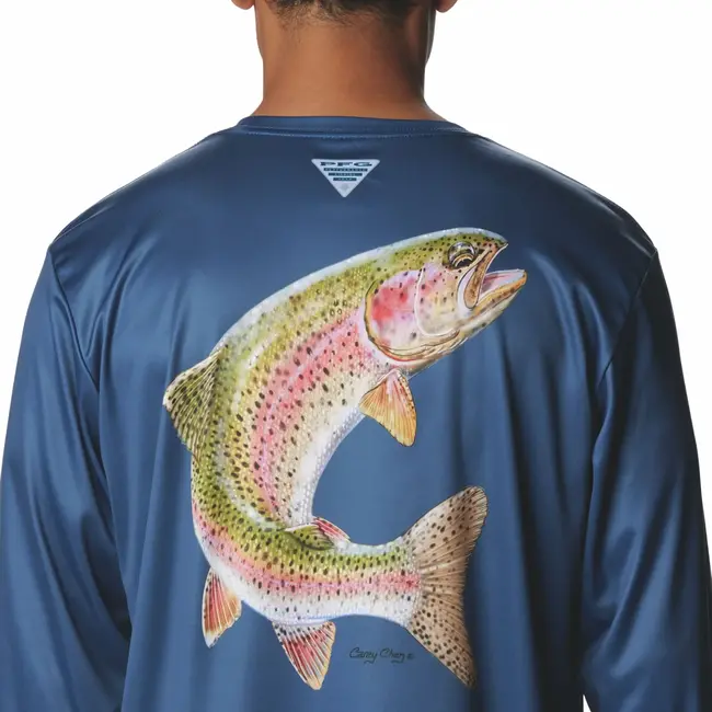 Chandail à Manches Longue Columbia Terminal Tackel Homme bleu