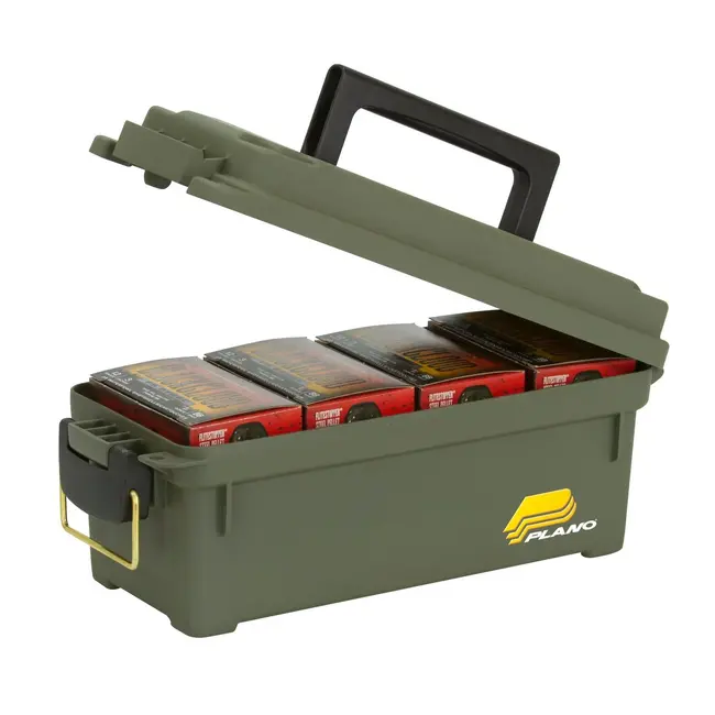 Plano Rigid Box for 12ga Ammunition Green