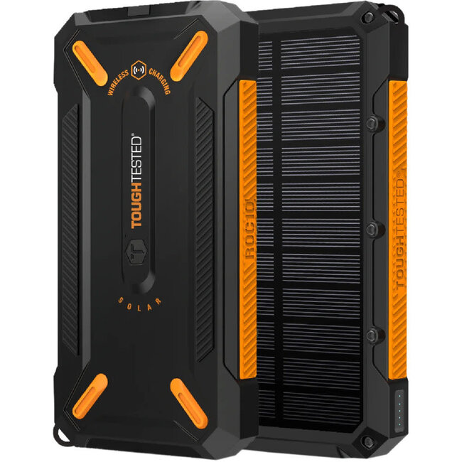 Batterie Externe Avec Panneau Solaire Tough Tested Solar Roc16 16000Mah