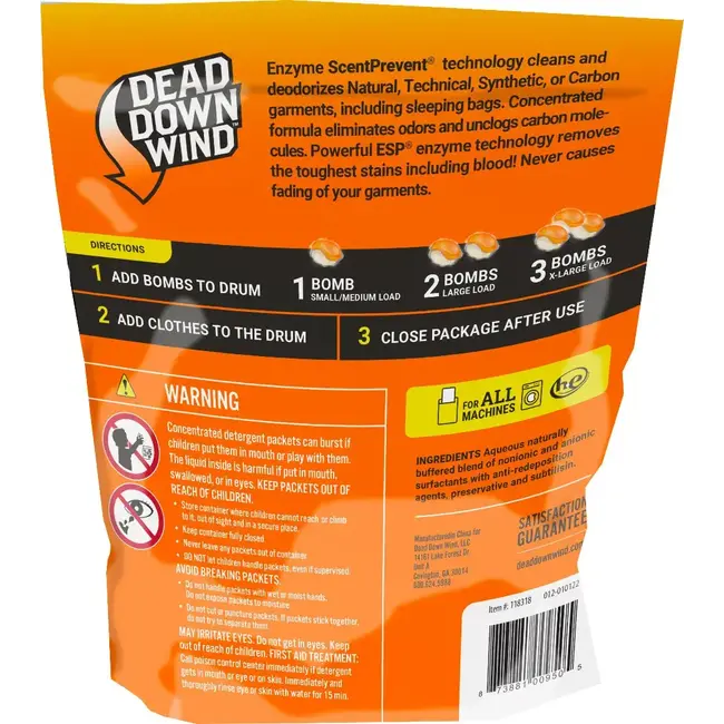 Capsules de Détergent Dead Down Wind 28/Pqt