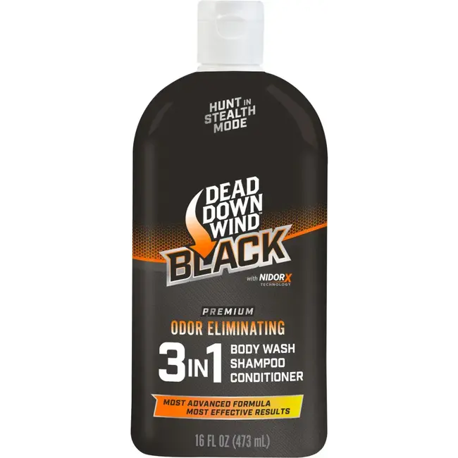 Gel de douche 3 en 1 Dead Down Wind Black Premium Sans Odeur 16 Oz