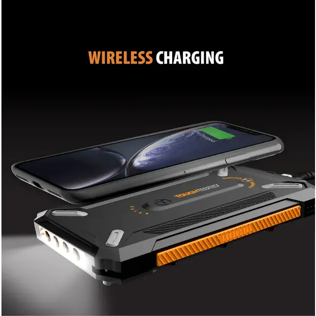 Tough Tested Roc16 16000Mah Power Bank With Solar Panel