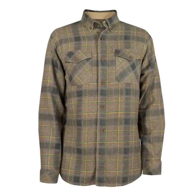 Jackfield Flannel Men's Brown Shirt