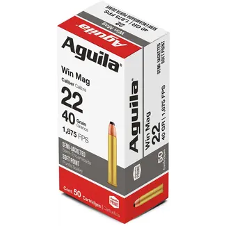 AGUILA Aguila Soft Point Ammunition Cal.22 Win Mag 40gr