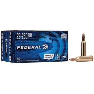 FEDERAL Federal Varmint & Predator Ammunition  Cal.22-250REM 50gr 50/pkg