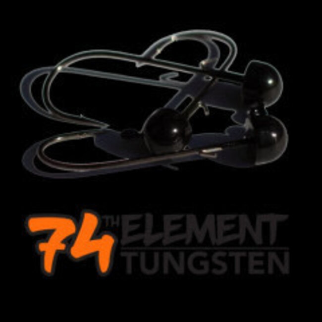 74TH Element Ted Rig Jig Head Green Pumkins 3/PKG 1/10oz