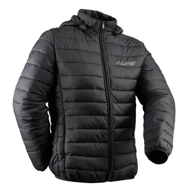 Manteau Alps Isolé à Capuche Homme Noir