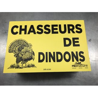 PRONATURE Pronature Poster Chasseur De Dindon 12X8