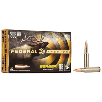 FEDERAL Federal Premium Berger Hybrid Hunter Ammunition CAL. 308 Win 168gr