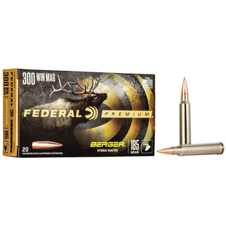 FEDERAL Federal Premium Berger Hybrid Hunter Ammunition .300 Win Mag 185 gr