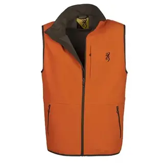 Browning Browning Soft Shell Reversible Vest Orange/Brown
