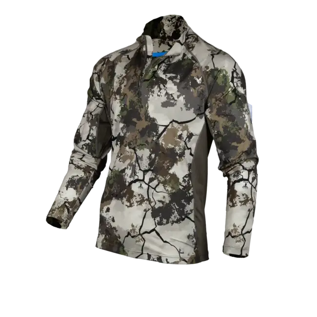 Chandail à Capuchon Manches Longues avec Glissière 1/4 Mobile Cooling Camo