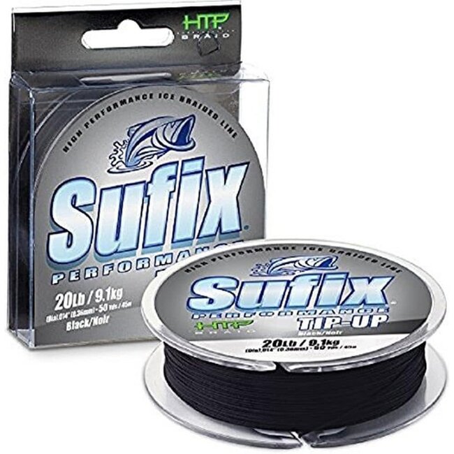 Sufix Performance Tip-Up Braided Fishing Line 20Lbs 50 Yards