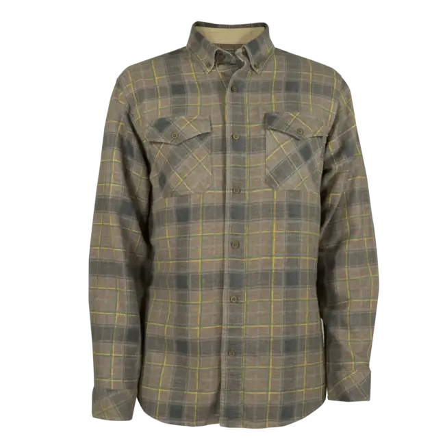 Jackfield Flannel Men Green Shirt