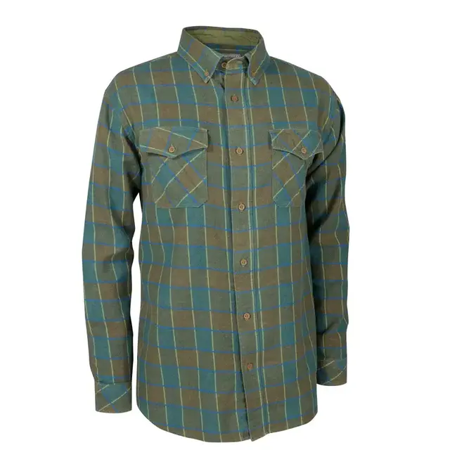 Chemise Jackfield En Flanelle Homme Turquoise