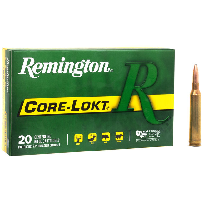 Remington Core-Lokt Ammunition Cal.7mm Rem Mag 150gr 20/pkg