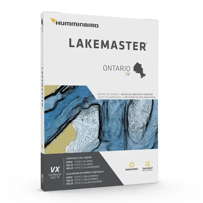 Carte GPS Humminbird Lakemaster Ontario VX v.1.0