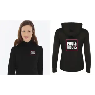 Hoodie Poule Des Bois Logo Rose 3Xl