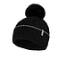 ALPER Alper Bernina Pompom Beanie Women's Black