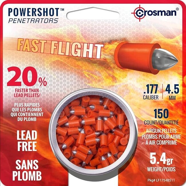 Crosman Powershot Penetrators Pellets Cal.177 150/Qty