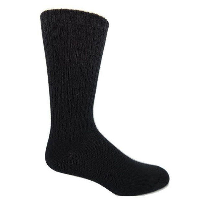 J.B. Field'S Casual "Wool Weekender" 96% Merino Wool Sock Black