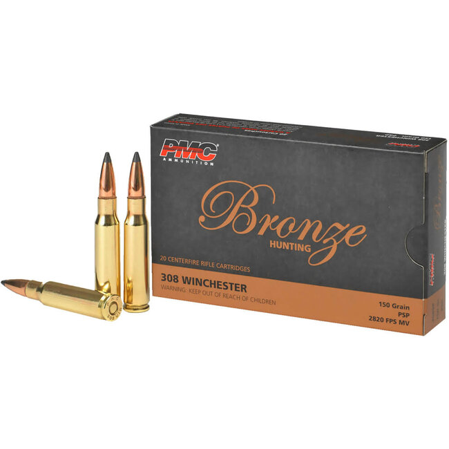 PMC Bronze Ammunition Cal.308 Win  150gr  20/pkg