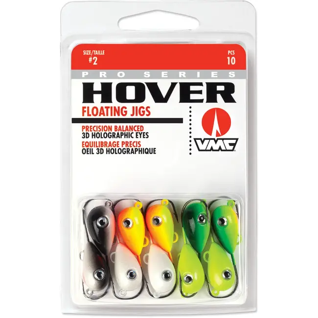 Vmc Hover Floating Jigs 10/Pack Glow