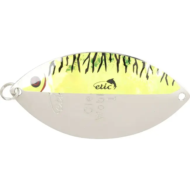 Cuillère Etic Clear Wobbler #1 Nickel
