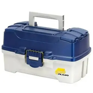 PLANO Plano Two Tray Fishing Box White and Blue