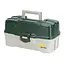 PLANO Plano 3 Tray Tackle Box White and Green