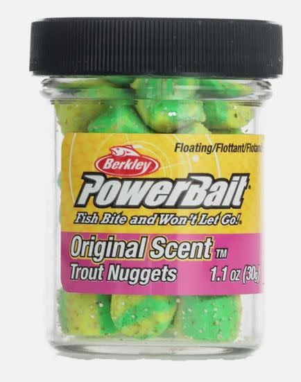 Berkley Powerbait Trout Nuggets Lime Twist 1.1 Oz - Pronature
