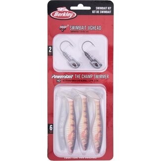 BERKLEY Berkley Powerbait The Champ Swimbait Set 1/2oz 3.8''