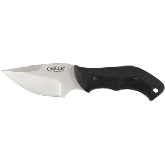 CAMILLUS Couteau de Chasse Lame Fixe avec Étui Camillus HT-7 7'' Titanium