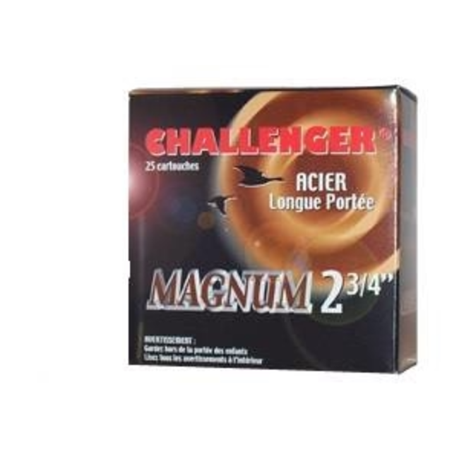 Munitions Challenger Magnum Acier Cal.12 2-3/4'' #2 1 1/8oz
