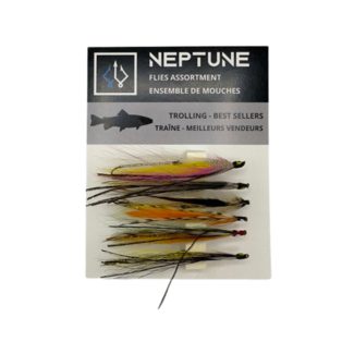 NEPTUNE Neptune Trout Trolling Flies - Pack of 6