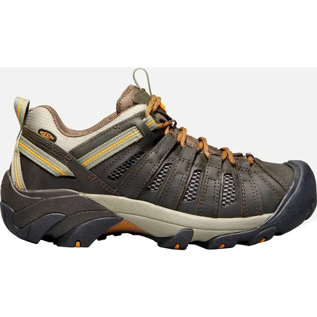 Keen Voyageur Men's Hiking Shoe Black Olive/Inca Gold