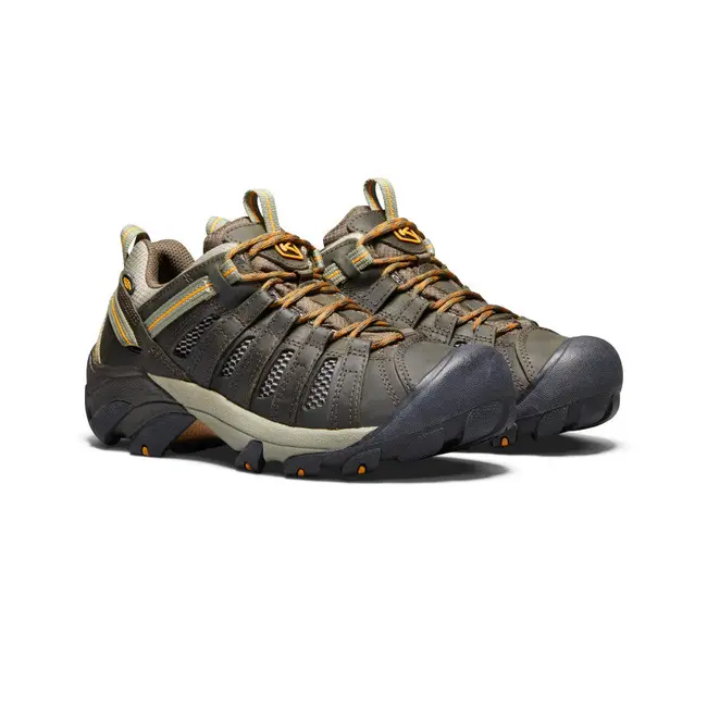 Keen Voyageur Men's Hiking Shoe Black Olive/Inca Gold
