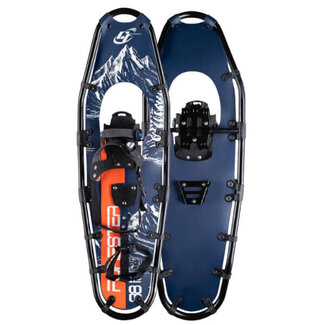 COLDFIELD Coldfield Forester Snowshoes 12X42 Navy Blue and Orange