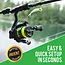 Amundson Savy Rider Trek Spinning Rod and Reel Combo with Lures