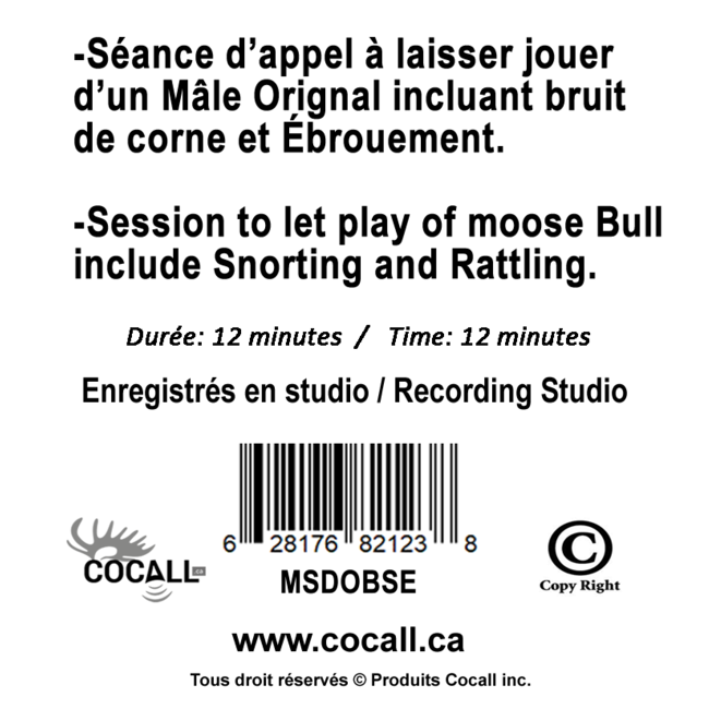 Cocall Moose Sound Card Male Session