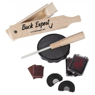 BUCK EXPERT Buck Expert X4 Turkey Call Set Box/Slate/Diaphragm