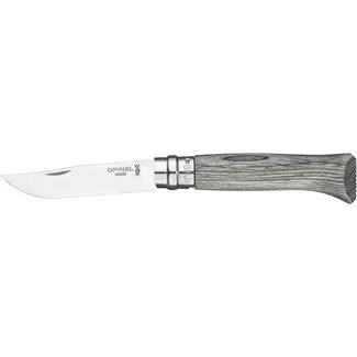OPINEL Opinel No8 Inox Grey Laminated Birch Knife